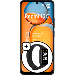 Xiaomi Redmi 13C Midnight Black + Xiaomi Redmi Smart Band 2 Black