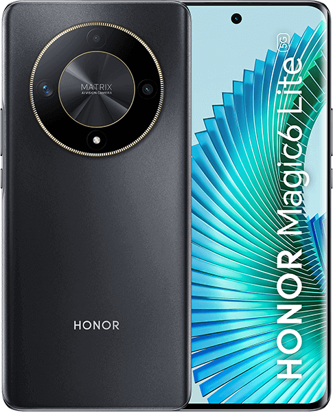 HONOR Magic6 Lite 5G Midnight Black + HONOR Earbuds X5 Ceramic White