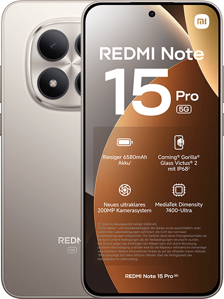 Xiaomi REDMI Note 15 Pro 5G
