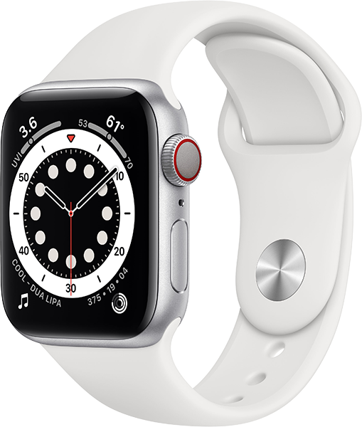 Apple Watch Series 6 Cellular 40mm Silber