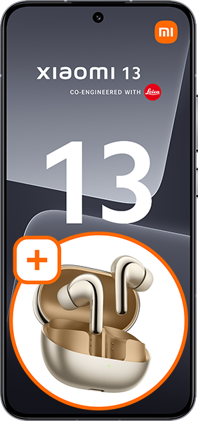 Xiaomi 13 Black + Xiaomi Buds 4 Pro Star Gold