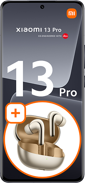 Xiaomi 13 Pro Ceramic Black + Xiaomi Buds 4 Pro Star Gold